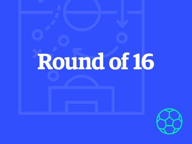 events-parks-summer-of-sports-2026-watch-party-featured-img-4x3round-16-v1 Round of 16 on blue background, teal soccer ball icon on corner
