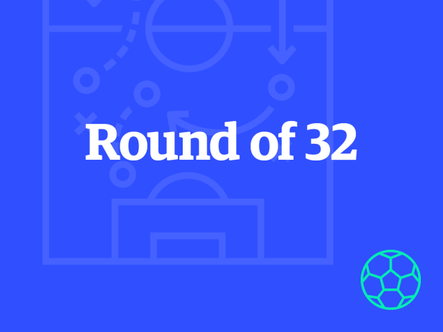 events-parks-summer-of-sports-2026-watch-party-featured-img-4x3round-32-v1 Round of 32 on blue background, teal soccer ball icon on corner