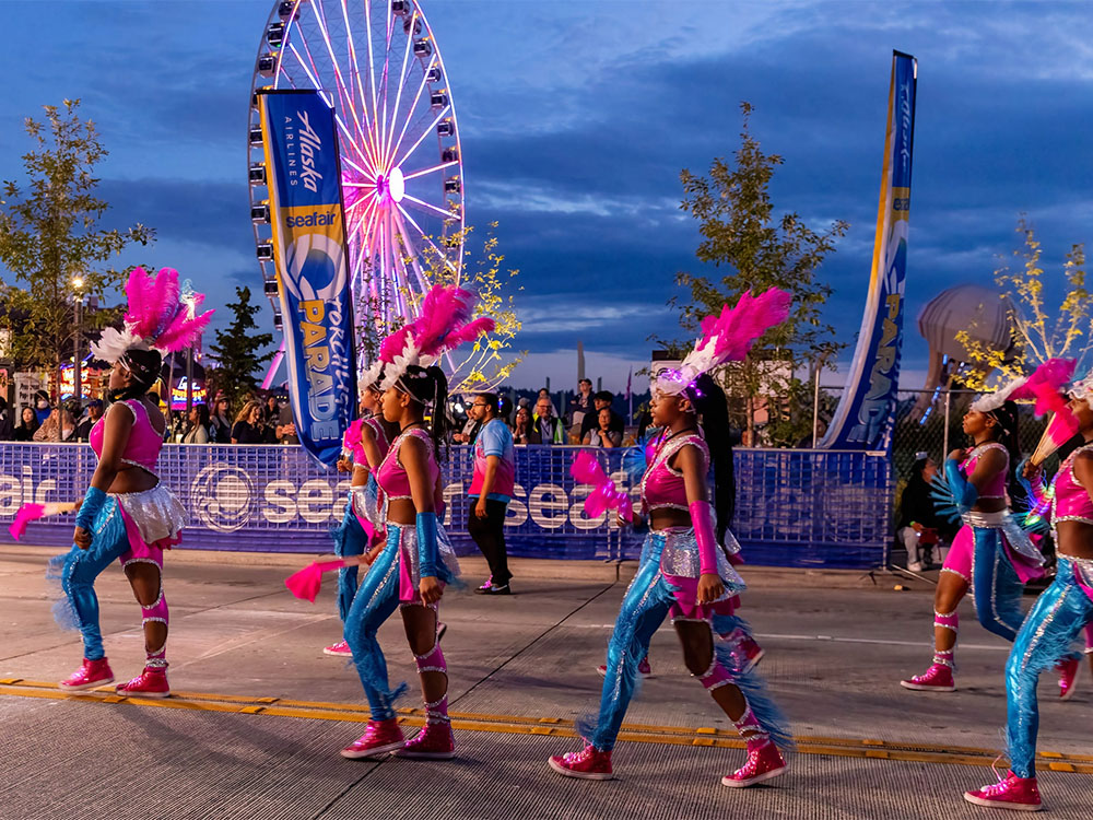 Torchlight parade
